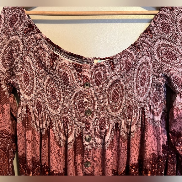 Mason & Belle Carlita Off the Shoulder Button Detail Knit Top NWT - Picture 9 of 11